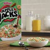 Kellogg's Apple Jacks, Breakfast Cereal, Original, Good Source of 8 Vitamins and Minerals, Large Size, 14.7oz Box
