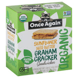 Once Again Organic Sunflower Seed Butter Graham Cracker Sandwich 8 Pack, 1.59 OZ