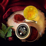 Golden Saffron, Finest Pure Premium All Red Saffron Threads, Grade A+ Super Negin, Non-GMO Verified. For Tea, Paella, Rice, Desserts, Golden Milk
