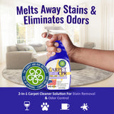 Carpet CPR Spot & Stain Remover (32 oz.) - Eliminates Stains & Odors On Carpet, Rugs, & Car Mats In Seconds, Removes Toughest Carpet Spots Permanently
