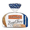 Thomas' Everything Bagel Thins Bagels, 8 Pre-Sliced Bagels, 13 Oz