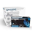 GLOVEWORKS Blue Vinyl Light-Industrial Disposable Gloves, 3 Mil, Food-Safe, Latex & Powder-Free, Medium, Case of 1000