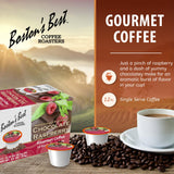 Boston’s Best - Chocolate Raspberry Flavored Medium Roast Gourmet Coffee, Compatible with Keurig Maker, 1 Count (12 Single Serve Cups)