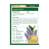 Traditional Medicinals Tea, Organic Licorice Root, Soothes the Digestive Tract & Promotes Respiratory Health - Kosher, Non-GMO, Caffeine-Free - 16 Tea