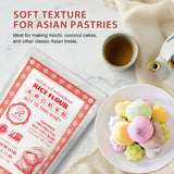 Soeos Rice Flour 16 Ounce (Basic), 1 Pound (Pack of 1) , Rice Flour for Baking or Cooking with Resealable Bag, All Natural for Sourdough Bread, Vegan