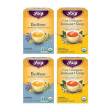 Yogi Tea Sleep & Immunity Variety Pack (4 Pack, 16 ea) - Supports a Good Night's Sleep - Organic Caffeine-Free Teas