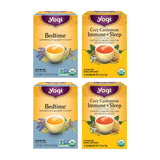 Yogi Tea Sleep & Immunity Variety Pack (4 Pack, 16 ea) - Supports a Good Night's Sleep - Organic Caffeine-Free Teas
