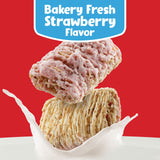 Kellogg's Frosted Mini-Wheats Cold Breakfast Cereal, High-Fiber, Whole Grain, Family Size, Strawberry, 22oz Box (1 Box)