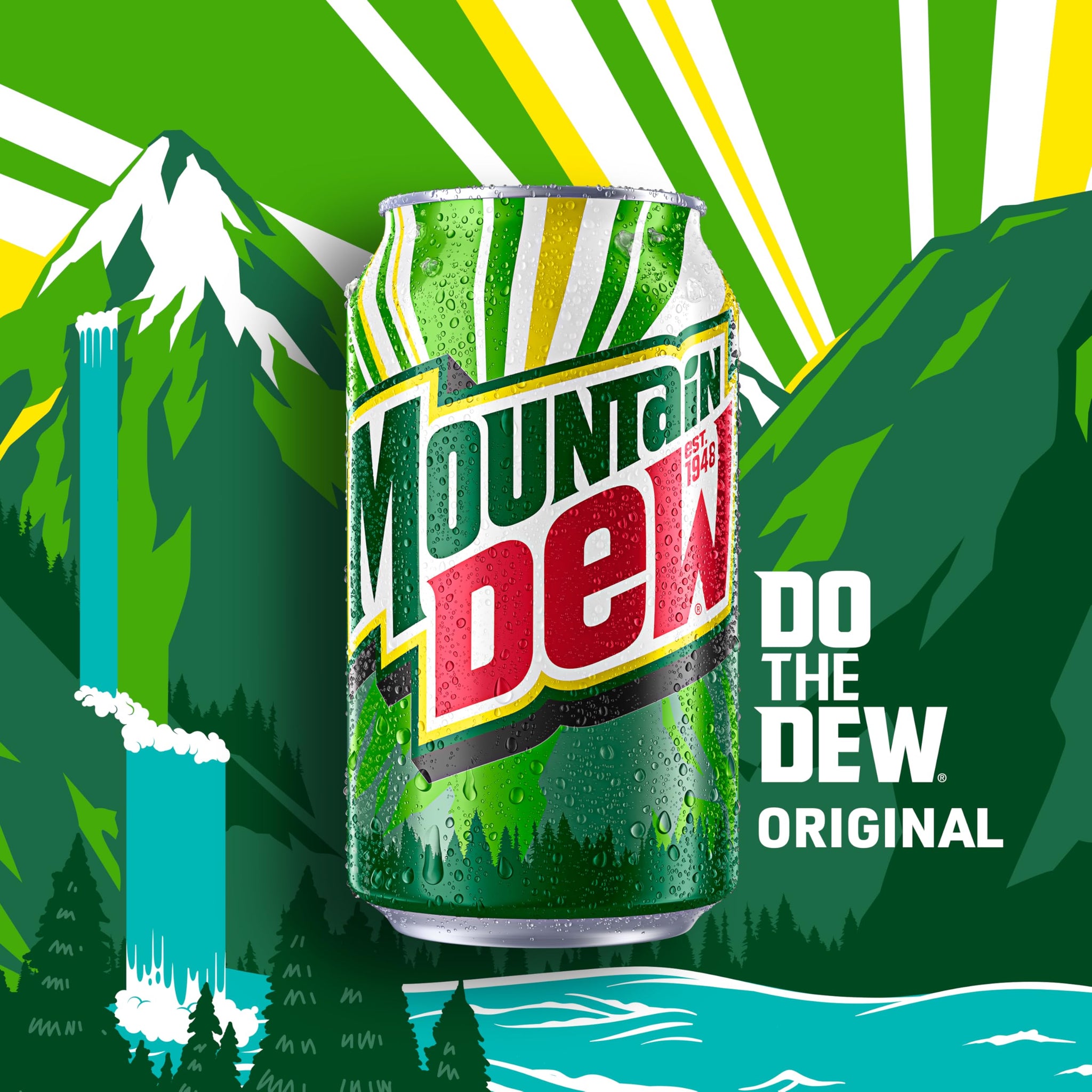 Mountain Dew Soda, 7.5 Fl Oz Mini Cans (Pack of 10)