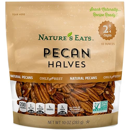 Nature's Eats, Pecan Halves, 10 Ounce
