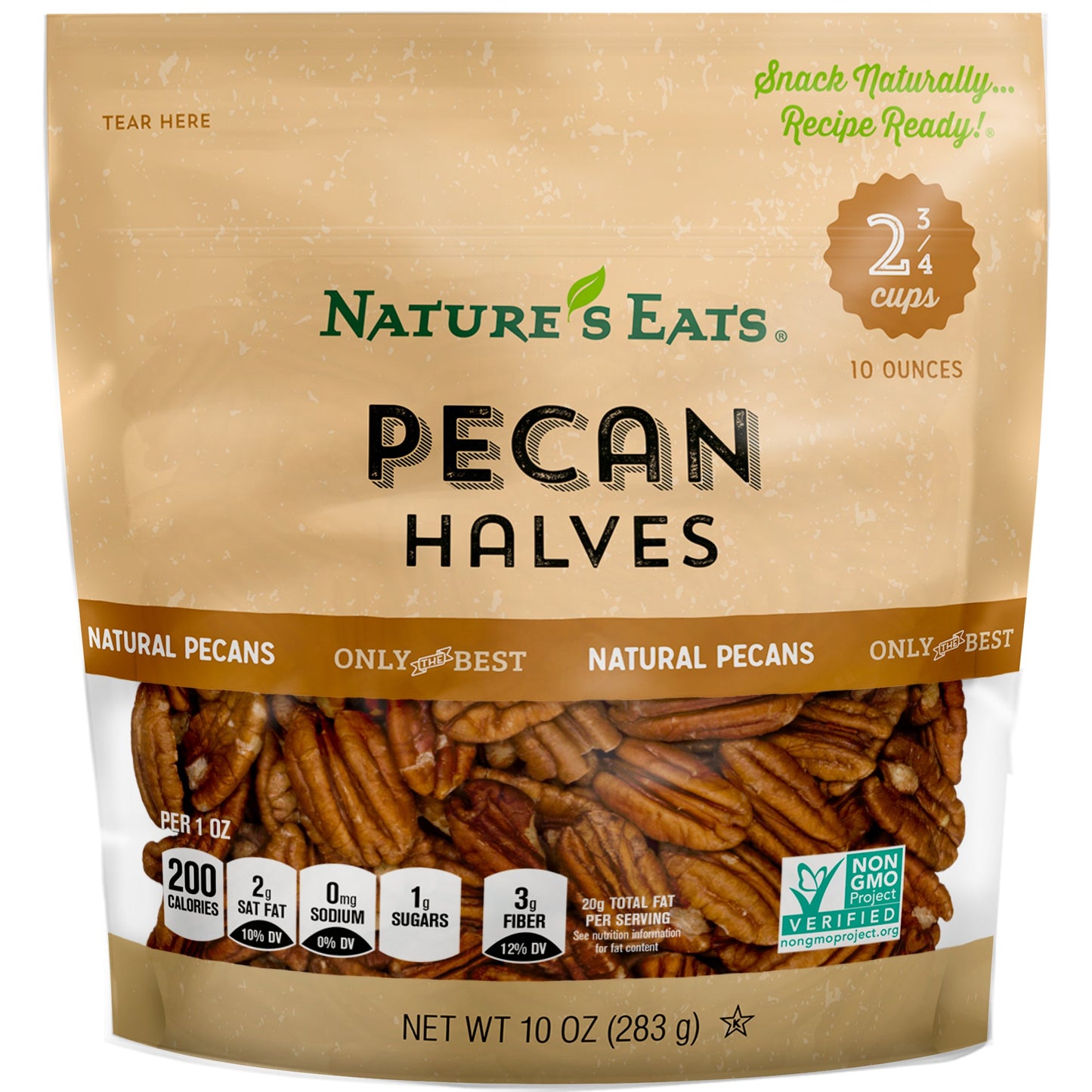 Nature's Eats, Pecan Halves, 10 Ounce