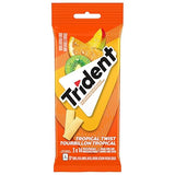 Trident Sugar-Free Gum, Tropical Twist Mulitpack, 3-pack x 14 pieces (Imported from Canada)