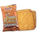 MJM Honey Graham Crackers - Case of 50 Packs | Wholesome and Crunchy Snack | Perfect for Any Occasion | Healthy and Satisfying