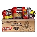 Jack Link's Beef Jerky Variety Pack Gift Basket - 15 Pack - Assorted Jerky, Steaks, and Meat Sticks - Ready to Eat Protein Snacks - Made with 100%