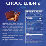 Bahlsen Choco Leibniz Milk Cookies (3 boxes) - Leibniz Butter Biscuits topped with a thick layer of German Chocolate - 4.4 oz boxes