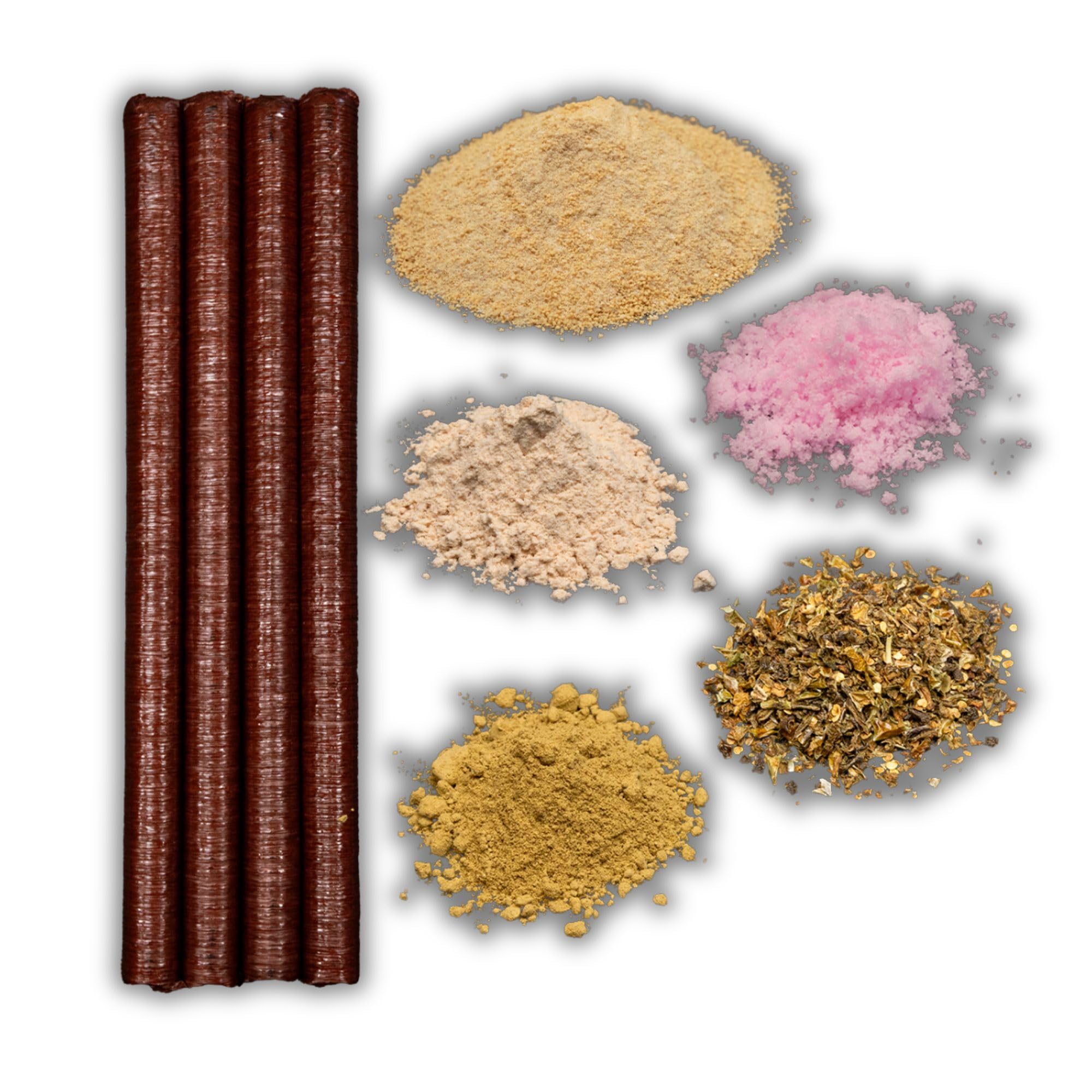 Bearded Butchers Sweet, Smoky & Spicy Snack Stick DIY Kit - Make 25 lbs of Homemade Snack Sticks - Includes Maple Sugar, Hickory Smoke, Jalapeño