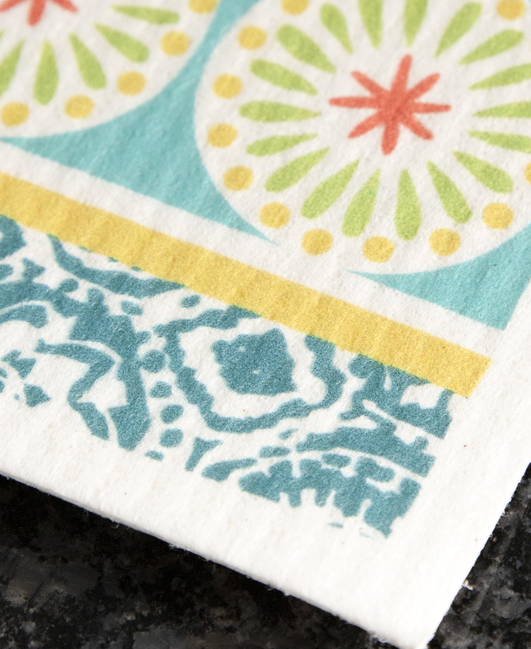 RITZ Swedish Sponge Cloths, Boho, 12 Pack