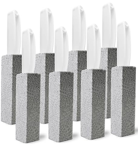 Comfun Pumice Stone for Toilet Bowl Cleaning-Removes Hard Water Stains, Limescale, Calcium Buildup, Iron and Rust from Toilet Bowl, Tiles, Pool, Sink