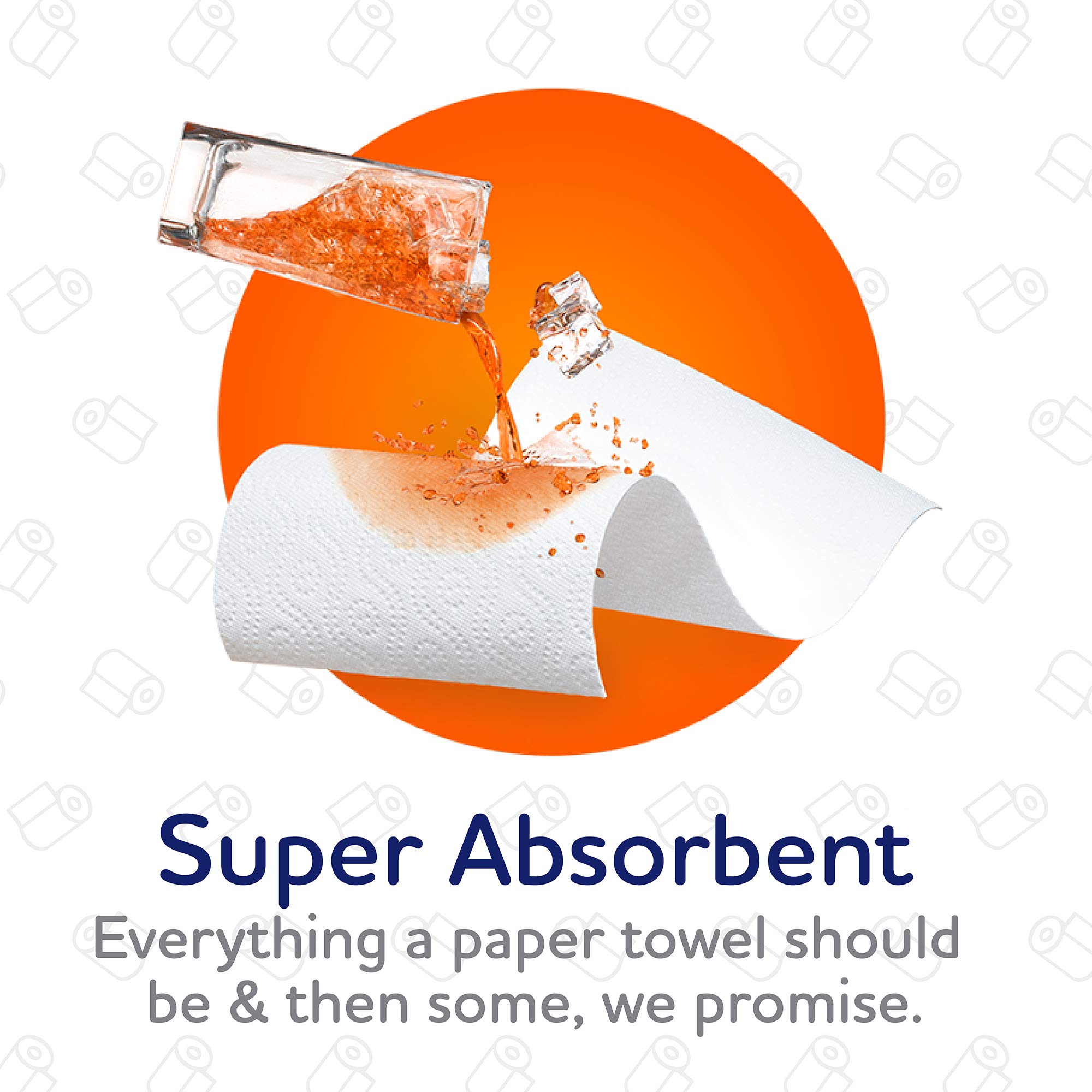 Plenty Ultra Premium Flex-A-Size Paper Towels, 24 Big Rolls,112 Sheets per Roll, White