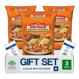 Salutem Vita - Chicken Cheese Rice Chimichangas, Frozen Mexican Food Gift Set, 54 oz - Pack of 3