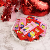 Minions Valentine's Day Friendship Candy Exchange Kit, Strawberry Flavored Dipping Powder, Party Favor Treats, 22 Packs Inside