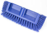 SPARTA Multi-Level Tile Scrub Brush 12" Wide Brush Head, Heavy-Duty Tile Cleaning Brush with End Bristles for Commercial Tiles, Tubs and Floor