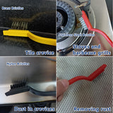 11Pcs Crevice Cleaning Brush Set, Hard Bristle Gap Cleaner Brushes,Ideal for deep Cleaning Gaps, Kitchens, Sinks, bathrooms, Tight Spaces, Corners