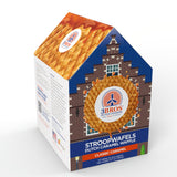 3Bros Stroopwafels, Dutch Caramel-Filled Waffle Cookies, 10 Count, in Canal House Box, Soft Toasted Outside With Buttery Caramel Filling, Made in USA