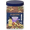 PLANTERS Unsalted Premium Nuts 34.5 oz Resealable Container- Contains Roasted California Pistachios, Cashews, Almonds, Hazelnuts & Pecans - No