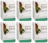 Brassica Tea Black Tea with truebroc, Case of 6 Boxes (16 Tea Bags Per Box)