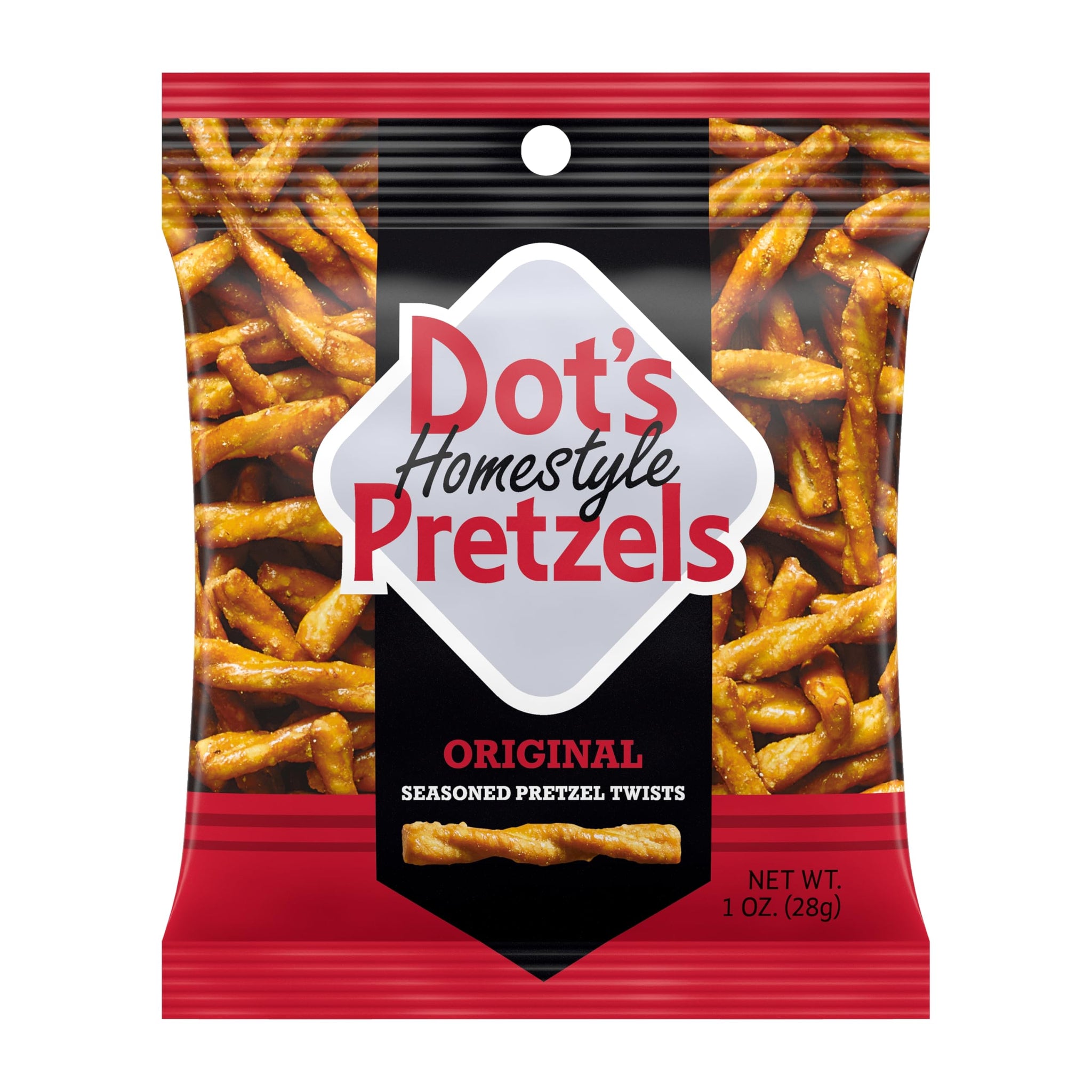 Dot's Homestyle Pretzels Variety Pack, Original, Honey Mustard, and Parmesan Garlic Twist Snack, 1oz Individually Sized Bags (18 Count)