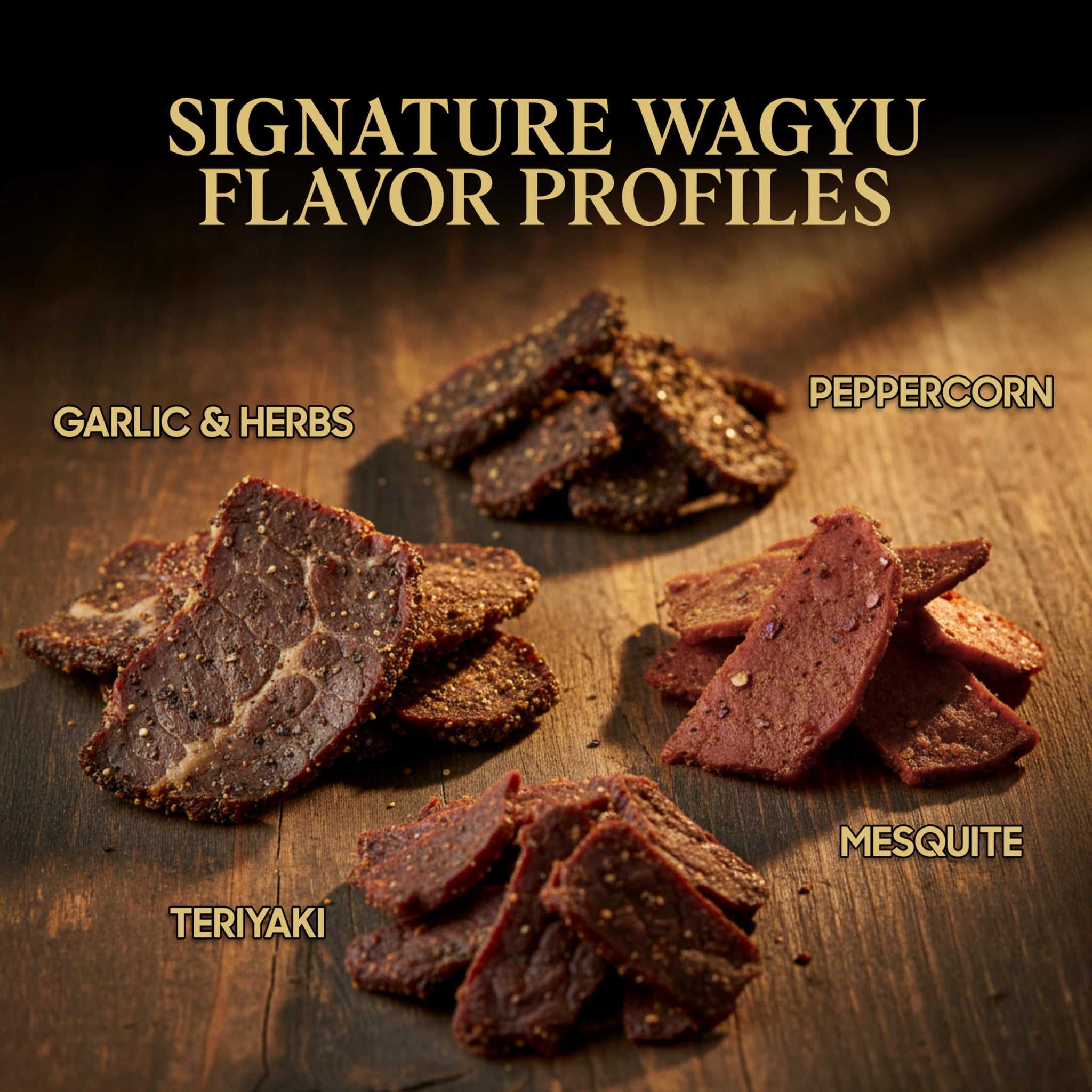 Five Star Wagyu Beef Jerky - Mesquite & Teriyaki Variety 2-Pack (4oz)