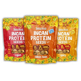 Brass Roots Organic Incan Protein Seeds - 10 oz - Spicy Bundle, High Protein, School Safe, Nut Free, High Omega 3, Supports Gut Health, Good Source