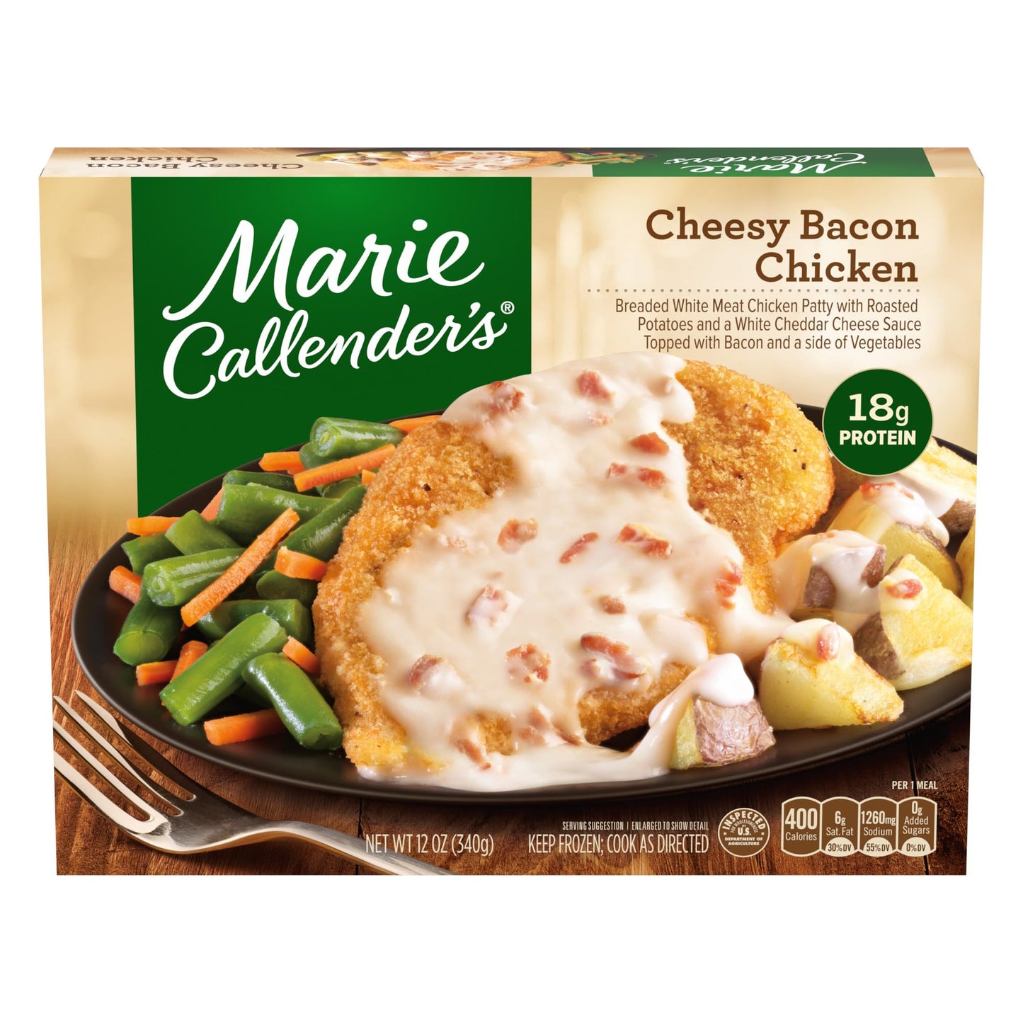 Marie Callenders Marie Callender's Cheesy Bacon Chicken, Frozen Meal, 12 OZ