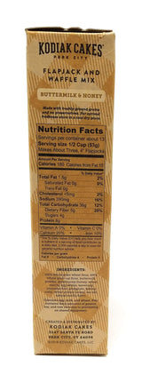 Kodiak Cakes All Natural Frontier Pancake, Flapjack and Waffle Mix, Butter Milk and Honey, 24 Ounce (Pack of 3)