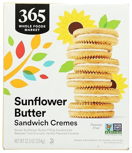 365 by Whole Foods Market Sunbutter Cookie Sandwich Creme, 12.5 OZ