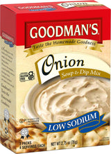Goodman's Onion Soup & Instant Onion Dip Mix, Low Sodium - 2.75 oz