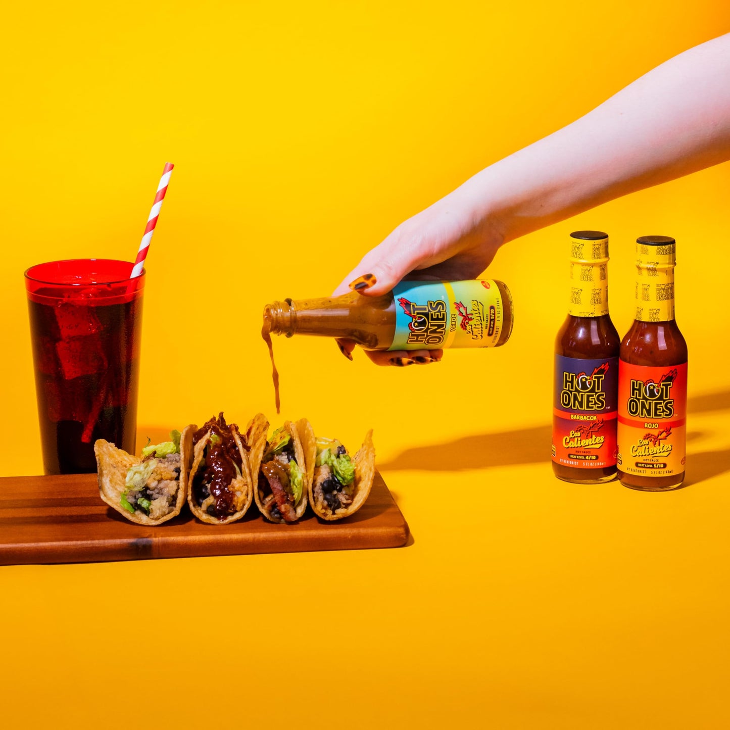 Hot Ones | Los Calientes Trio - Original, Rojo & Barbacoa