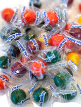 Assorted Jawbreakers - 1 lb Bulk Bag | Cherry, Orange, Lemon, Lime & Grape | Long?Lasting Hard Candy | Individually Wrapped | Party Favors, Pinata