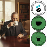 Dr. Gerson's Enema Coffee - Ground, Air Roasted, Detox, Enema, Drinkable, (8 oz, LIGHT ROAST)