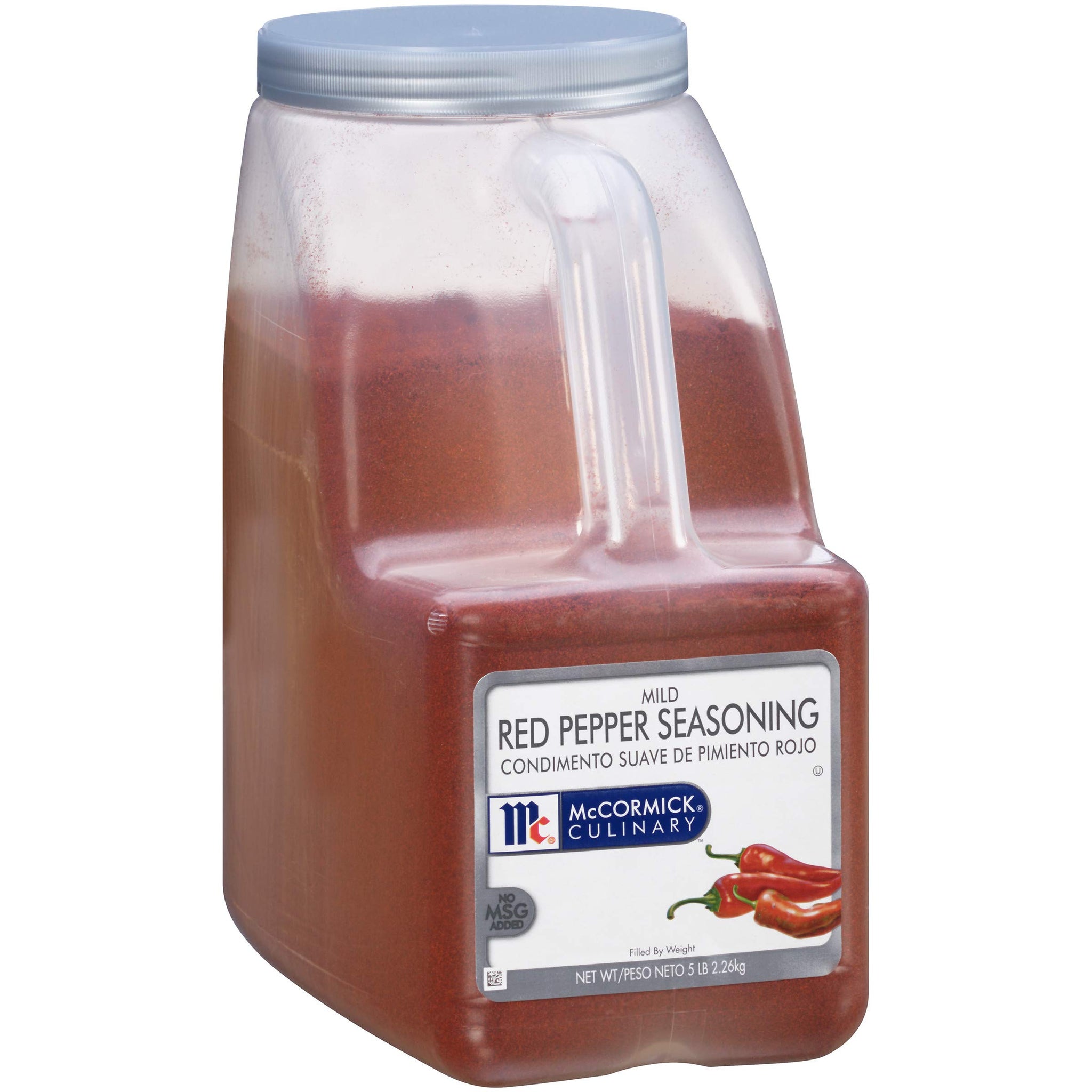 McCormick Culinary Mild Red Pepper Seasoning, 5 lb - One 5 Pound Container of Bulk Red Pepper Powder for Cooking, Perfect in Sauces, Soups, Egg Dishes