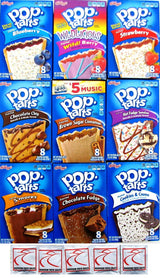 9 Pack! The Ultimate Pop Tarts Variety Pack 9 Different Flavors - Bundle of 9 Boxes, 1 of Each Flavor. Gift Box, Value Pack, Breakfast Food