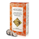 Ori di Langa Tagliolini Egg Pasta with Truffles - Gourmet Egg Noodles with Black Truffles Foraged in Italy, All Natural Durum Wheat Pasta, Italian