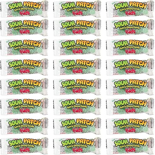 Assorted Sour Patch Candies (Pack of 240) - Soft & Chewy Treats - Perfect for Birthday Parties, Trick-or-Treats, and Other Themed Events