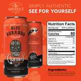 Blue Durango Iced Tea - Charmed Voodoo - Hibiscus Tea, Rose Hip, Orange Peel, & Lemongrass - Low Sugar, Non-GMO, No Artificial Sweeteners, Gluten-Free
