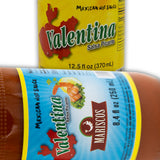 Mexican Hot Sauce Bundle - Includes 1 Hot Sauce Red Label 12 Fl Oz & 1 Seafood Sauce Picante 8 Fl Oz ideal for Seafood, Made with Mexican Chili