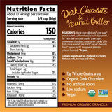 Love Crunch Organic Dark Chocolate & Peanut Butter Granola, 11.5 oz (Pack of 1), Non-GMO, Fair Trade, by Nature's Path