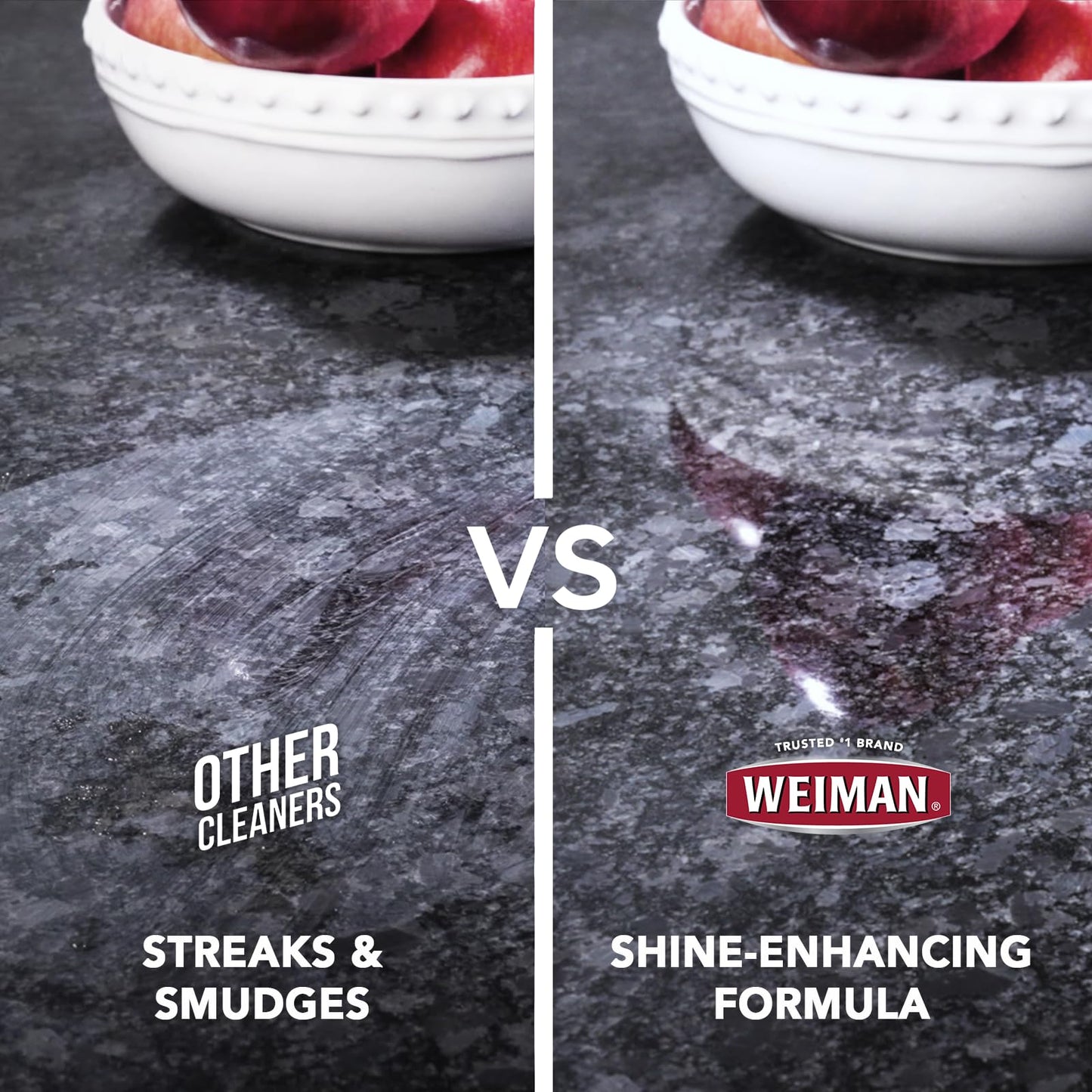 Weiman Stone & Granite Countertop Cleaner and Sealer Kit - Clean, Polish & Protect Natural Stone & Granite Sealer - Streak-Free - Safe for Granite