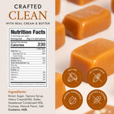 Béquet Caramel - Butterscotch Gourmet Candy - Candy Individually Wrapped - Made in Montana - Kosher (Star D) and Gluten Free - 24 Ounce Resealable