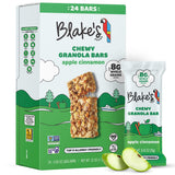 Blake’s Seed Based Chewy Granola Bars - Apple Cinnamon (24 Count), Vegan, Gluten Free, Nut Free & Dairy Free, Healthy Snacks for Kids or Adults